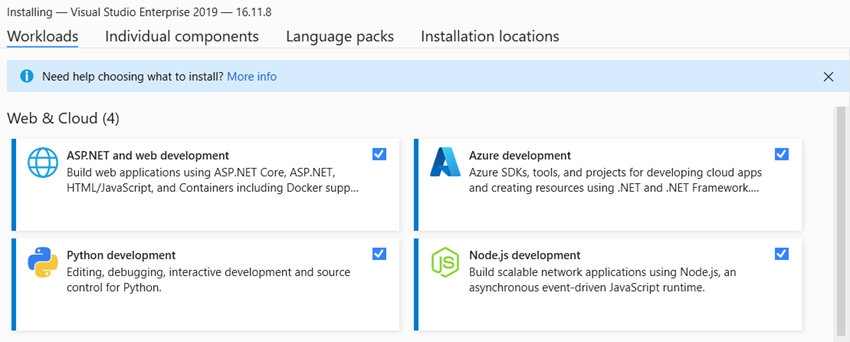Visual Studio 2019 Professional/Enterprise Edition Installation